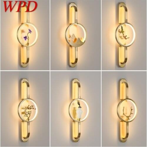 WPD Wall Sconce Lights Modern Brass Creative Indoor LED Lamp Design For Home Corridor