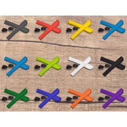 Vonxyz Replacement Ear Socks & Black Hard Base Silicon Nose Pads for-Oakley Pit Bull OO9127 Frame Varieties