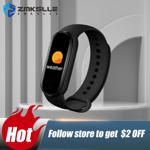 M6 smart bracelet watch heart rate fitness tracking sports bracelet mens and womens smart watches for IOS Xiaomi Android