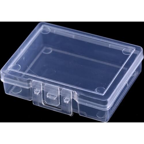 1pcs Transparent Strength Plastic Fishing Lure Tackle Hook Bait Storage Box Fishing Tackle Bait Box Container Case
