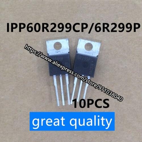 10pcs/lot brand new original spot IPP60R299CP 6R299P TO-220 iron head