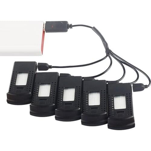 3.7V 900mAh Lipo Battery Conversion line For SG700 DM107s S169 RC Quadcopter Spare Parts Accessories for RC Camera Drones 752560