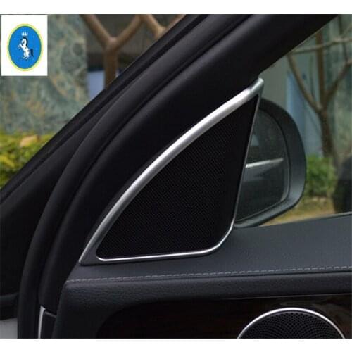 Yimaautotrims Auto Accessory Inner Pillar A Stereo Sound Speaker Audio Cover Trim Fit For Mercedes Benz C CLASS W205 2014 - 2017