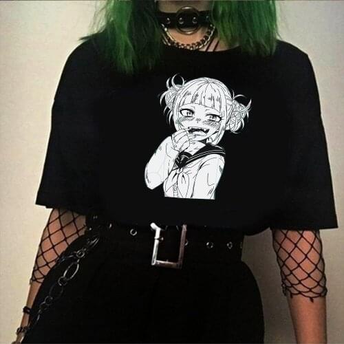 Anime my hero academia Harajuku lovely Summer Short-sleeve Male T-shirt