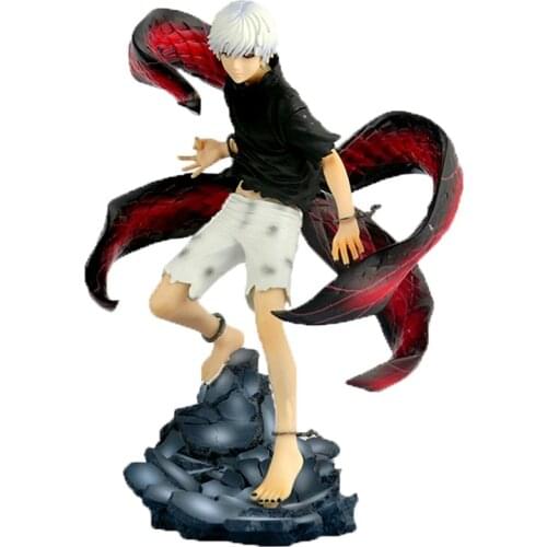 Anime Tokyo Ghoul ARTFX J Figure Kaneki Ken Touka Kirishima PVC Action Figure Kaneki Ken Face Changeable