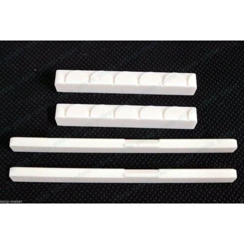 Free shipping5 set Unique Classical Guitar String Bridge Bone Saddle & Nut 6 String