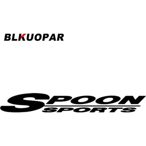 BLKUOPAR for Spoon Sports Honda Civic Accord EP3 s2000 Sticker JDM Drift Car Stickers Sunscreen Decals Bumper Vinyl Car Wrap