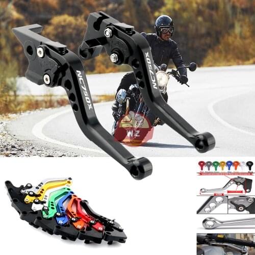For HONDA NC 750 X NC750X NC 750X2014X2015 de 2016 2017 accesorios de la motocicleta CNC corta palancas de embrague de freno
