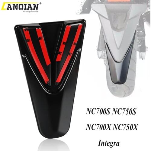 For Honda NC700S NC700X NC750S NC750X Integra Motorcycle Rear Extend Fender Plate Mudguard Tire Wheel Mud Hugger Splash Guard