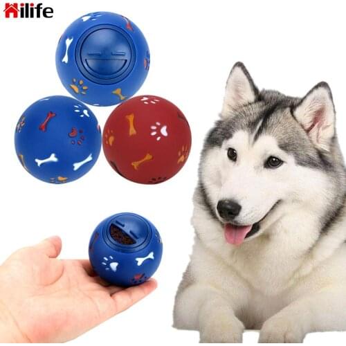 Food Dispenser Ball Dog Interactive Toy 7.5cm Diameter Dog Chew Toy Toys For Dogs Dog Cat Feeder Balls