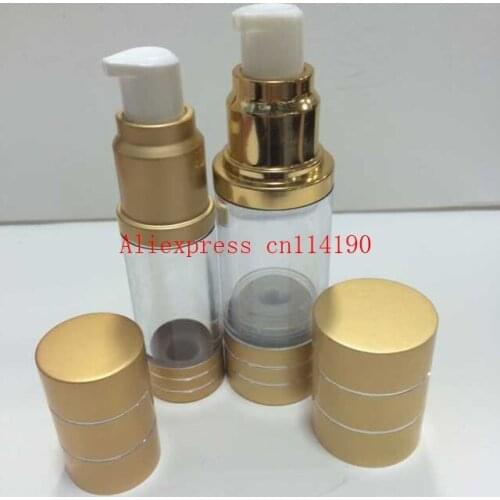 Hot sale 300 pcs/lot 15ml 30ml 50ml airless bottle,pump,vacuum,lotion bottle,Cosmetic Packaging