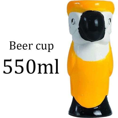 Parrot mug Hawaii Tiki Mugs Cocktail Beer Cup Beverage mug