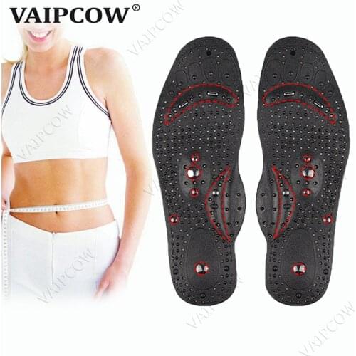 2PCS Magnetic Therapy Massage Insoles for feet Men Women Weight Loss Promote Blood Circulation Foot Magnet Health Care Shoe Pads