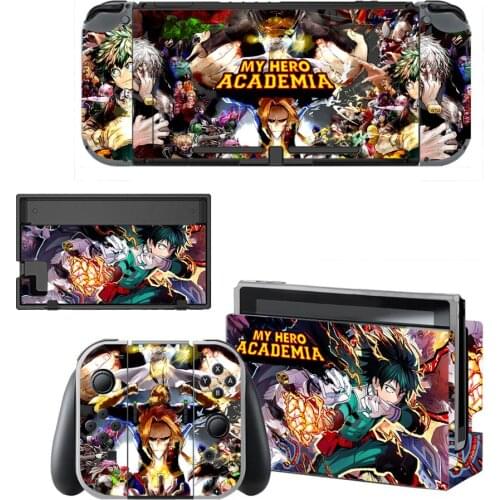My Hero Academia Nintendo Switch Skin Sticker NintendoSwitch stickers skins for Nintend Switch Console and Joy-Con Controller