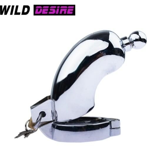Stainless Steel Bird Man Chastity Device Cage Sex Metal Cock Ring Penis Lock Ball Stretcher BDSM Bondage Restraint For Male 18