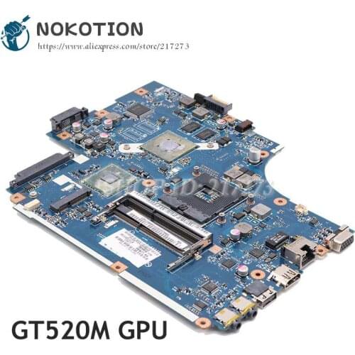 NOKOTION For Acer aspire 5741 5742 Laptop Motherboard GT520M Free cpu MBRJ002001 MB.RJ002.001 NEW70 LA-5894P