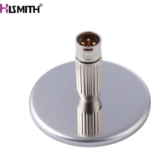 Hismith 3XLR Suction cup Accessories for mini sex machine 3XLR connector adapter 3.5“ diameter metal suction cup dildo adapter