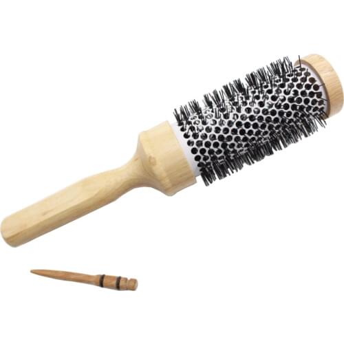 8 Pcs Pro Salon Hair Brush Wood Handle Fluffy Bristle Comb Dish Hairdressing Hairstyle Barber Scalp Massage Hair Styling Tool