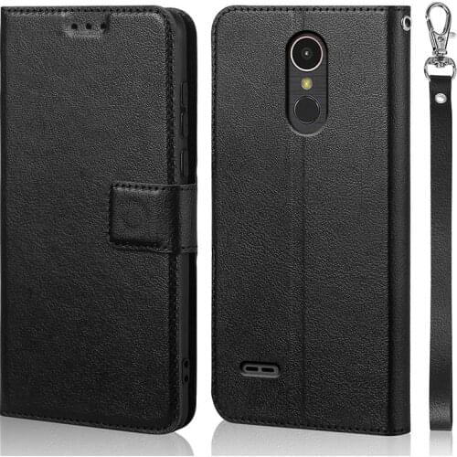 Luxury Flip Case For LG K10 2017 X400 M250N Cover Original Book Design Leather Phone Coque Wallet Capa Stand With Strap Card