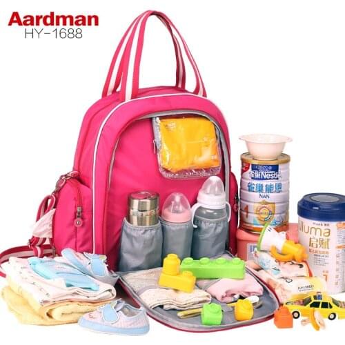 Large Capacity Diaper Bag Backpack Fashion Stroller Nappy Bag Mom Maternity Nursing Baby Care Plecaki Bags AE50BB