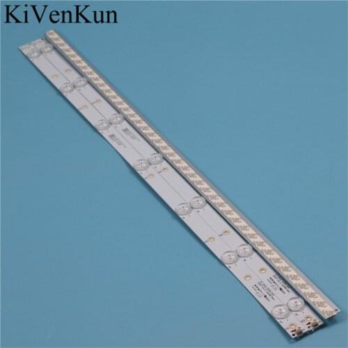 7 Lamp 620 mm LED Backlight Strips For Philips 32PHH4201/88 Bars Kit TV LED Line Band HD Lens GJ-2K16 D2P5-315 D307-V2.2 LB32080