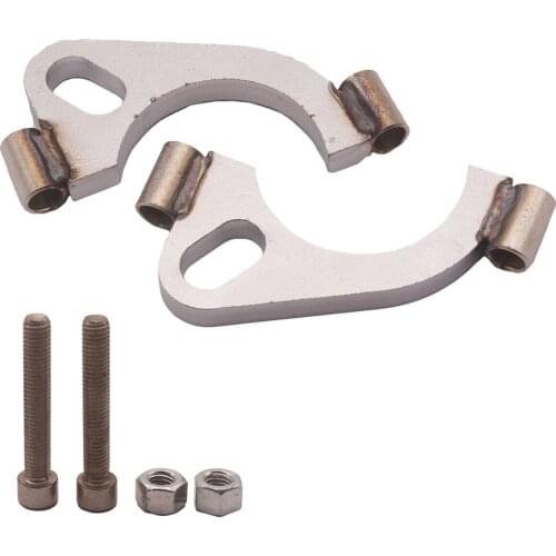 2.5" High Quality Exhaust Flange Flat Oval Split Repair - Made Of Mild Steel