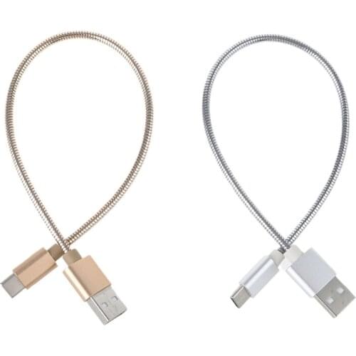 P8DC USB Type C Charger Data Fast Charging Metal for 5V 2A 12V 2A Cell Phone Adapter Computer PC Connector Golden Silver