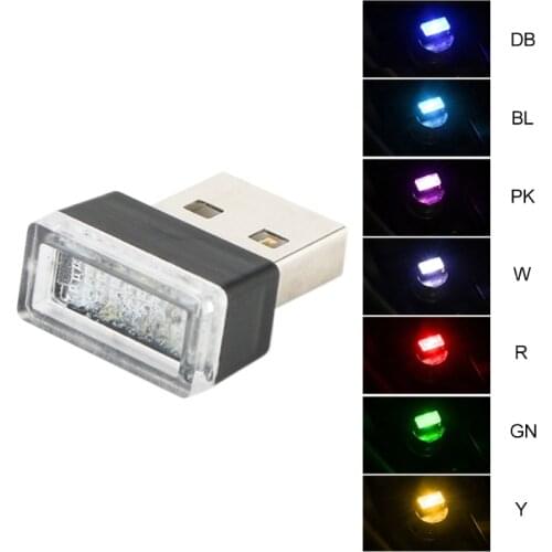 USB Car Interior Atmosphere Light Led Mini Night Light, Upgraded Decoration Led Neon Lights, Ambient Auto Lamp for All Vehicles
