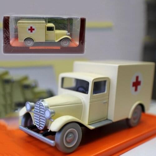 1/43 Diecast Alloy Metal Special Vehicles Ambulance Adventures Car Model Toys Children Kids Gifts Collection Souvenir Display