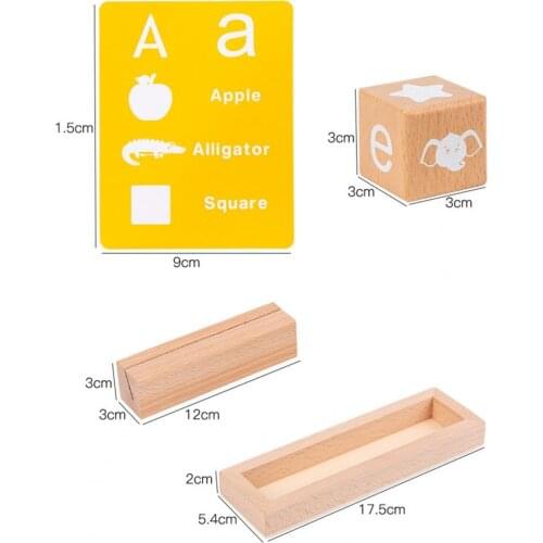 1 Set Kindergarten Wooden Counting Bricks Educational Funny Interactive Kids Wooden Number Counting Blocks Math Toy