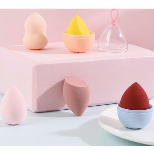 1pcs Soft Cosmetic Puff with Box Makeup Sponge Face Liquid Foundation Cream Cosmetic Powder Puff Make Up Tools Women Beauty