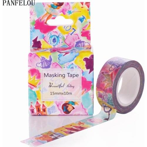 10M*15mm The toy castle box stickers Washi Masking tape Quality good price HOT sell DIY Scrapbook Embellishments Decoration