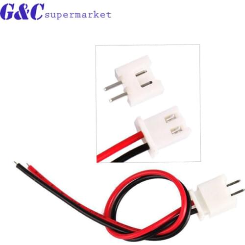 10PCS XH2.54 Wire Cable Connector 200MM Length 26AWG 2 Pin Pitch 2.54mm XH Plug Male & Female Battery Charging diy electronics