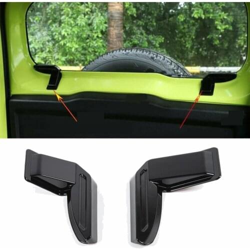 2PCS Black ABS Rear Windshield Heating Wire Protection Cover For Suzuki Jimny 2019-20 Easy Installtion