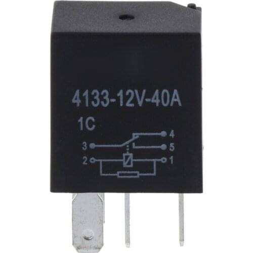 Automotive 12V 40A 5 Pin Relay Long Life Time Delay Automotive Relays For Car
