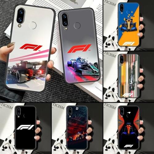 Formula 1 f1 Sport Car Phone Case For Huawei Honor 6A 7A 7C 8A 8X 8 9 9X 10 10i 20 Lite Pro black 3D coque trend bumper pretty