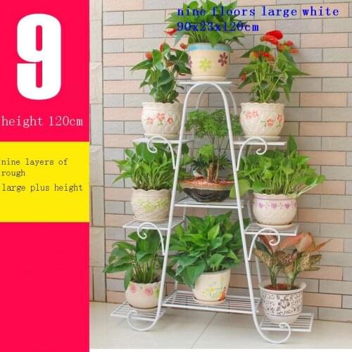 Porta Piante Terrasse Decoration Exterieur Rek Varanda Planten Standaard Balcony Balcon Plant Stand Balkon Flower Iron Rack