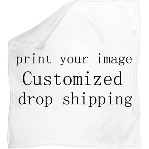 Upetstory Flannel Throw Blanket Customize Your Image Quilts Air Mail 3d Print Keep Warm Sofa Child Blanket Home Textiles