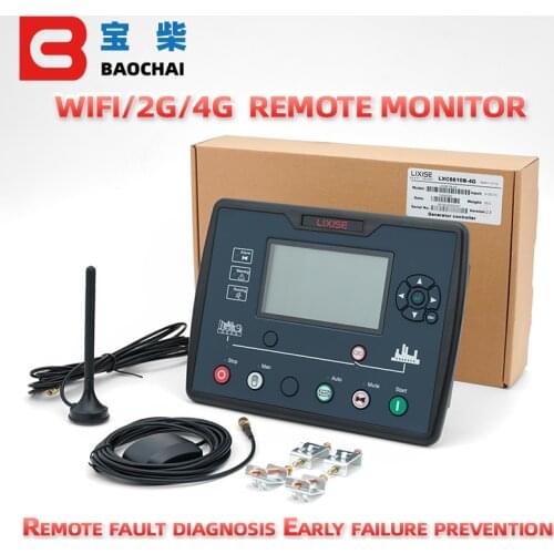 LXC6610B-4G remote start genset controller cellphone control module WIFI