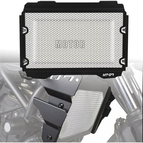 Motorcycle For Yamaha MT-07 MT07 MT 07 2014 2015 2016 2017 2018 2019 2020 2021 Radiator Grille Guard Cover Fuel Tank Protection