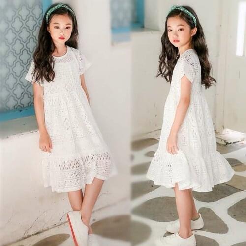 Girls Dress 2020 New Kids Summer Dress Children Lace Princess Dress With Sling Shirt Kids Clothing Girl 6 8 10 12 14 16 Years
