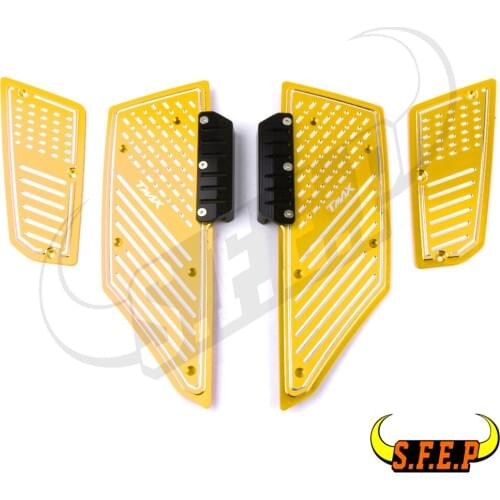 Motorcycle Footboards Footpeg Footrest Step Pad For Yamaha TMAX530 2013-2014-2015-2016