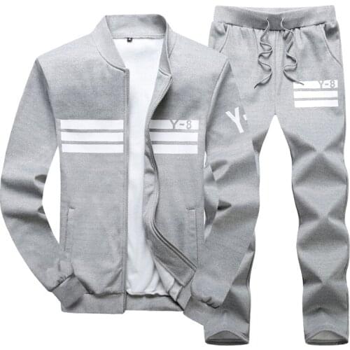 Mens Sportswear Big Size 6XL 8XL 9XL Sets Spring AUtumn Men Set Fleece Sweatshirt + Pants Male Tracksuit Sporting Sweat Suits