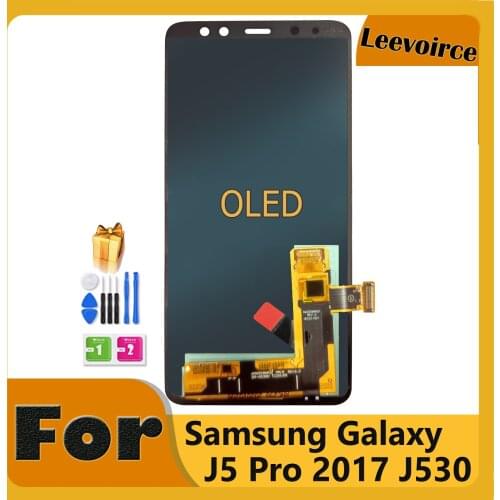 Super AMOLED OLED For Samsung J5 2017 Display J530 J530F LCD Display With Touch Screen Digitizer Assembly For J530 J530f LCD