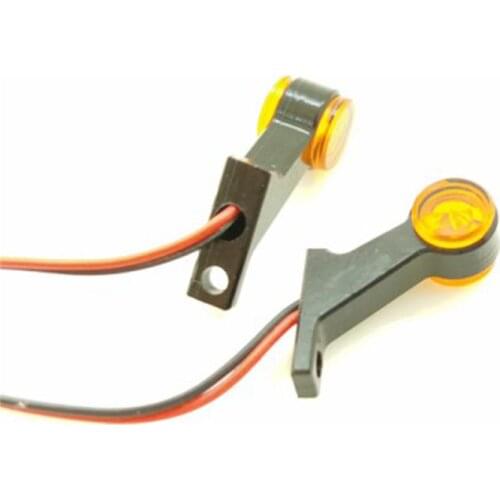 2pcs Ultra Bright LED Side Light Lamp for 1/14 Tamiya Scania 56360 Man RC Truck Trailer Tractor Parts Accessories