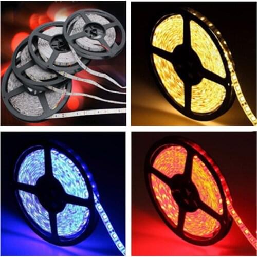 5m LED Strip 50cm 1m 2m 3m 5m 10m SMD2835 Set Ultra Bright Light DC 12V Warm White Blue Red Green LED Ribbon Flexible lamp bulb