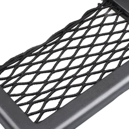 New Fashion Universal Car Seat Side Back Storage Net Bag Phone Holder Pocket Organizer Stowing Tidying Tools