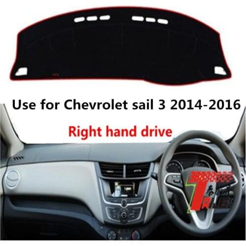 TAIJS Factory Sun Shade Anti Dust Polyester Fibre Car Dashboard Cover For Chevrolet Sail 3 2014 2015 2016 Right hand drive