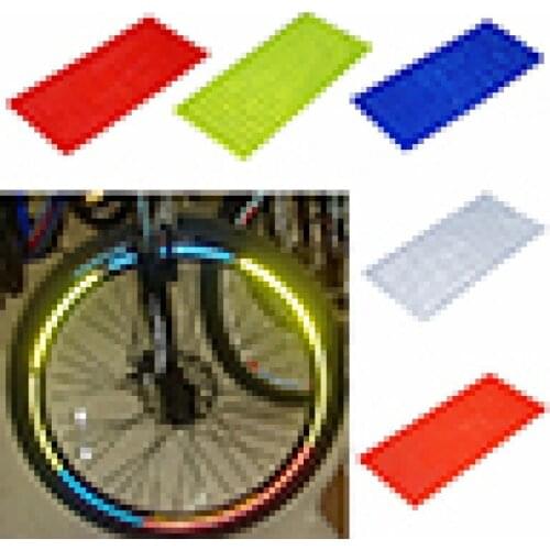 1Pc Fluorescent MTB Bike Bicycle Sticker Cycling Wheel Rim Reflective Stickers Bicycle Adhesive Tape Safety Decor Decal
