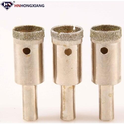 10mm small size electroplated diamond drill bit for drilling glass holes
